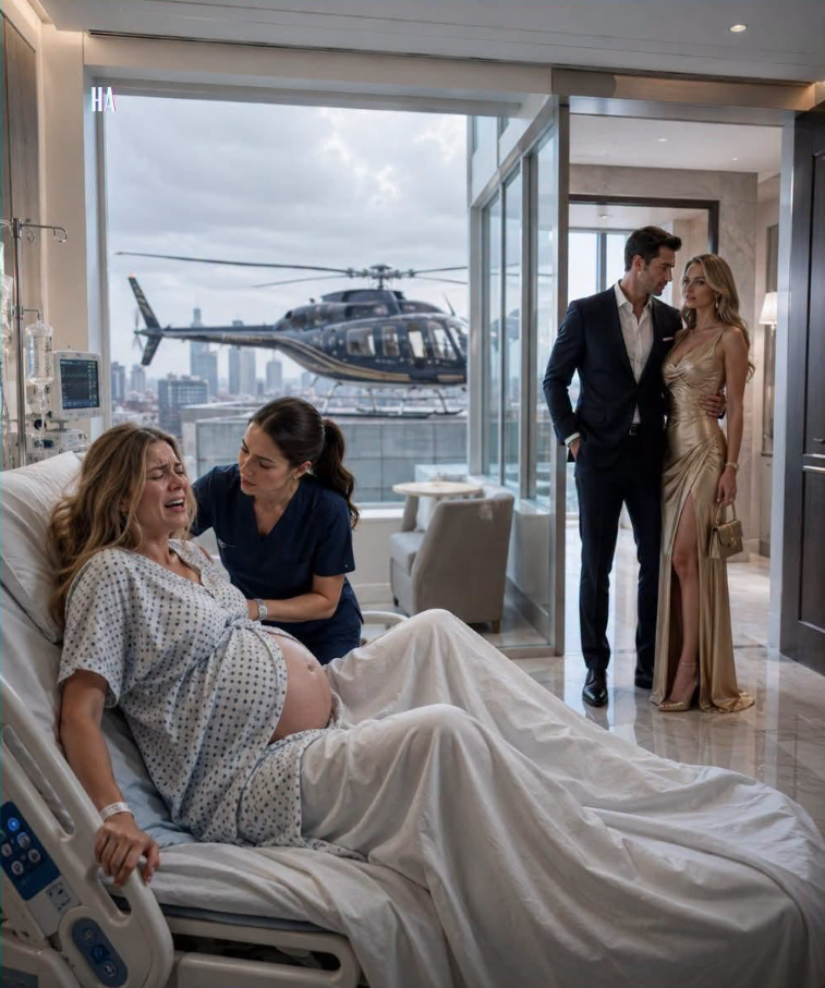Her CEO Husband Chose His Mistress While She Labored Alone, Then a Helicopter Landed on the Hospital Roof