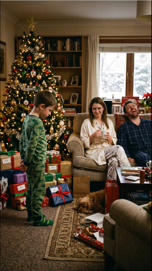 On Christmas Morning, My Son Asked, “Is There a Gift for Me?” My New Wife Said, “We Don’t Buy Things for Kids Who Don’t Belong Here.” Her Brother Laughed. The Next Day, He Begged Me for $80,000.