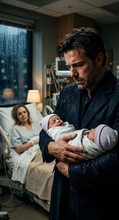 A Billionaire Rushed Into The Hospital Ready To Destroy His Ex Wife Then She Placed Two Newborns In His Arms And Revealed A Secret That Changed Everything