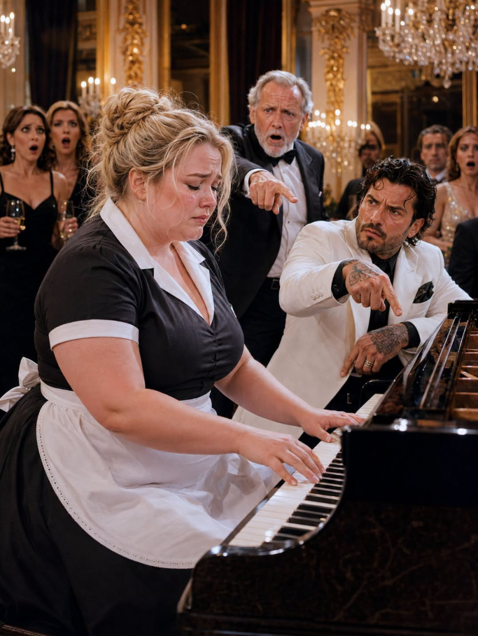 A Donor Told the Curvy Maid to Stay in the Kitchen—Then the Crime Boss Pointed at the Grand Piano and Made a Reckless Promise