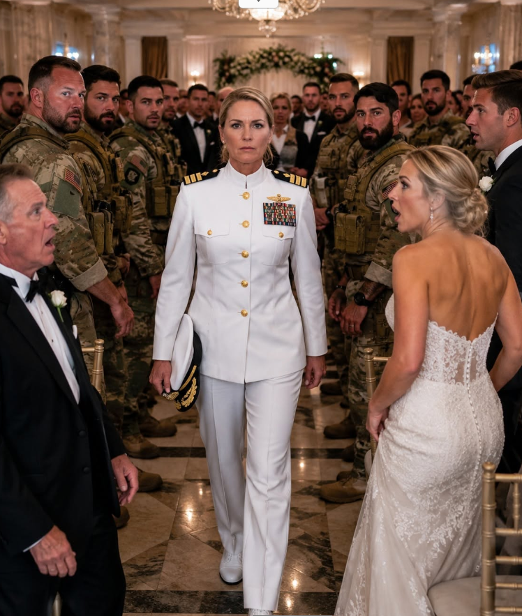 My father thought humiliating me over my Navy uniform would keep my sister’s wedding “normal”—but before the night ended, the admiral reveal exposed a secret he had hidden from me for 36 years.