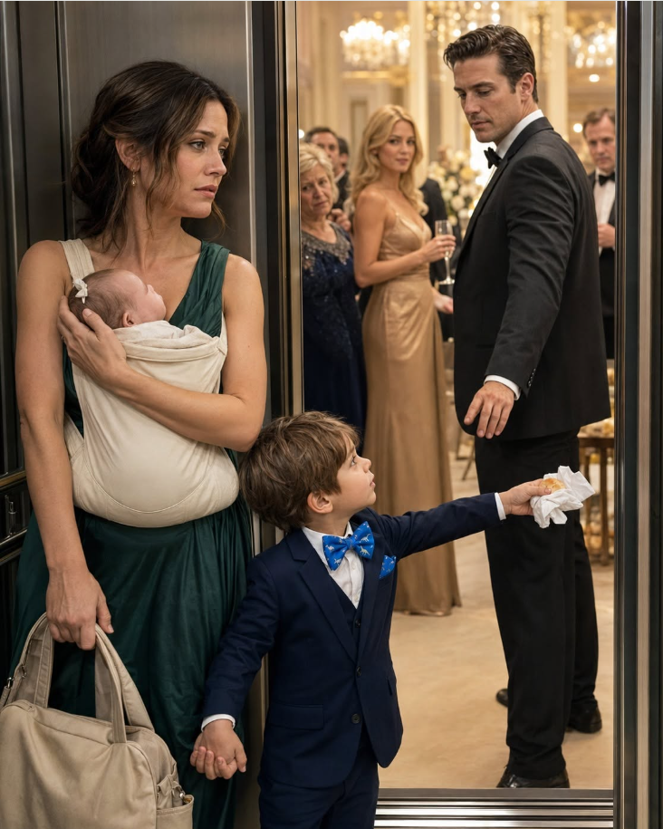 At 7:06 p.m. at my sister-in-law’s wedding, my four-year-old son asked why Daddy got to stay for cake while we were being sent upstairs alone.
