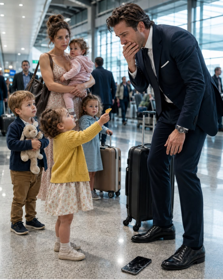 d.He Told Her to Raise the Baby Alone — 18 Months Later, He Saw Three Little Faces at the Airport and Couldn’t Breathe