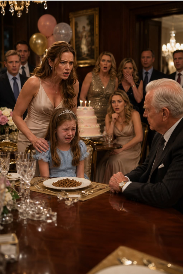 My Millionaire Father Served My 9-Year-Old Daughter Dog Food At Her Birthday Dinner And Said “Eat It Or Starve”… But When I Took That Paper Plate To Court, The Jury Destroyed His Perfect Empire Overnight...