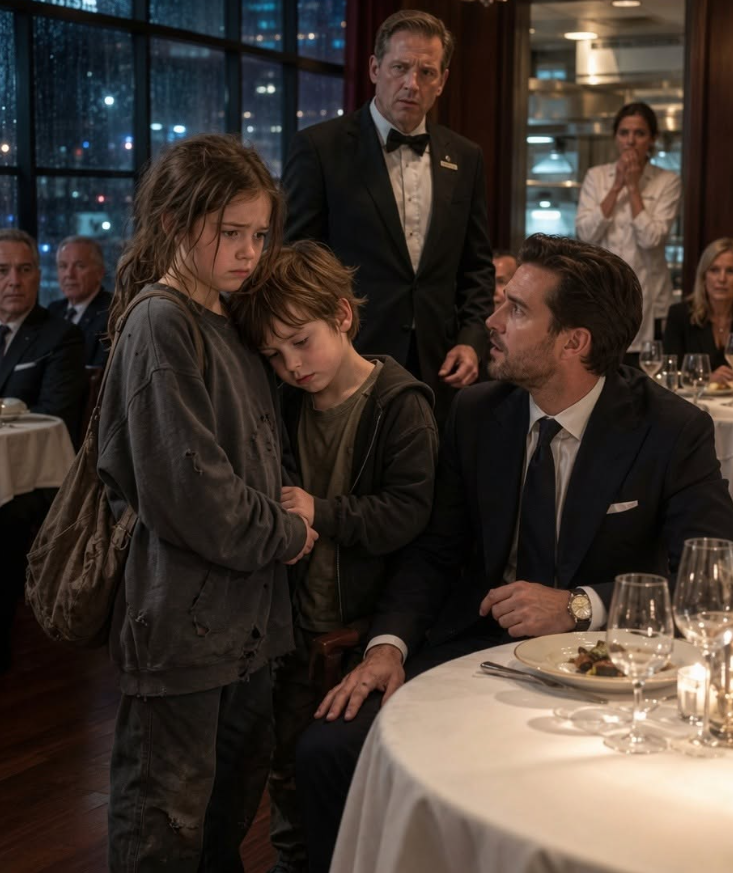 LITTLE GIRL BEGS A BILLIONAIRE FOR LEFTOVERS TO FEED HER BROTHER