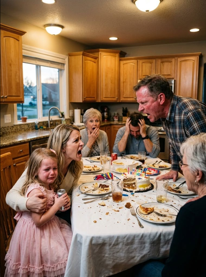 "My Parents Invited Us to My Father’s Birthday Like They Wanted Peace—But When My 3-Year-Old Daughter Picked Up a Soda, He Hit Her in Front of Everyone, My Mother Said She “Deserved It,” and the Moment My Husband Called 911, Their Family Secret Stopped Being Discipline and Became Assault on a Child