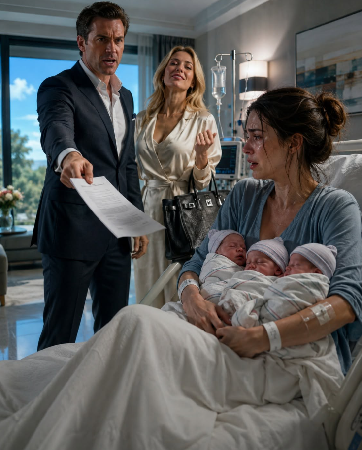 After I gave birth to our triplets, my husband brought his mistress to the hospital, a Birkin hanging from her arm, just to humiliate me.