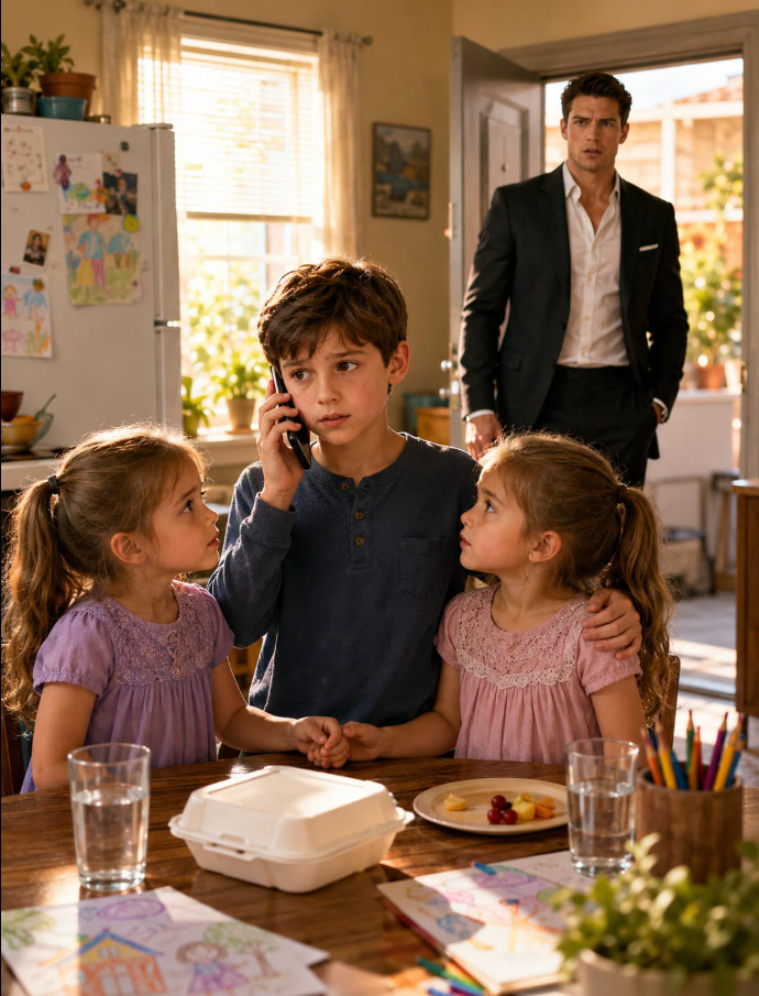 Twin little girls cried for leftovers until their brother dialed 911 — a millionaire CEO answered