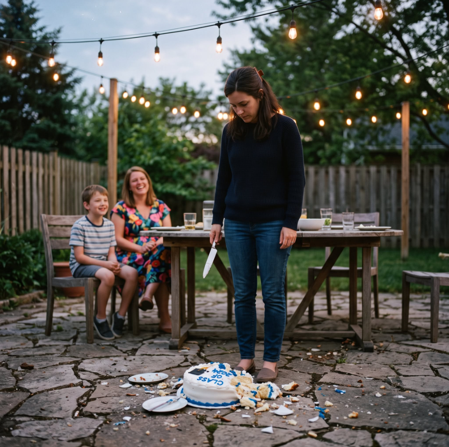 "My Sister's Son Threw My Graduation Cake On The Floor And Said, ""Eat It Off The Ground."" The Whole Table Laughed. I Didn't Say A Word. That Evening, Mom Texted: ""We've Chosen To Sever All Contact. Stay Away Forever."" My Sister Liked It. I Replied, ""Removing My Name From Every Loan Tomorrow."" By Midnight, The Group Chat Flooded With 100 Missed Calls.