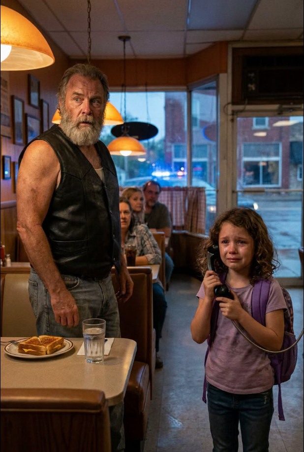 EVERY THURSDAY THE HUGE TATTOOED BIKER ORDERED TWO MEALS AND SAVED AN EMPTY SEAT—UNTIL THE LITTLE GIRL HE WAS WAITING FOR SUDDENLY STOPPED COMING