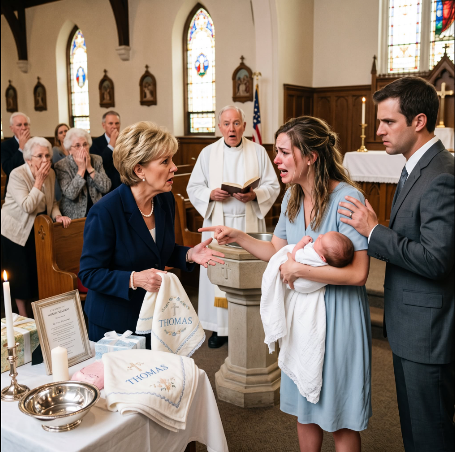 My Mother Announced a Different Name for My Son at His Baptism — I Stopped the Ceremony in Front of the Entire Church.