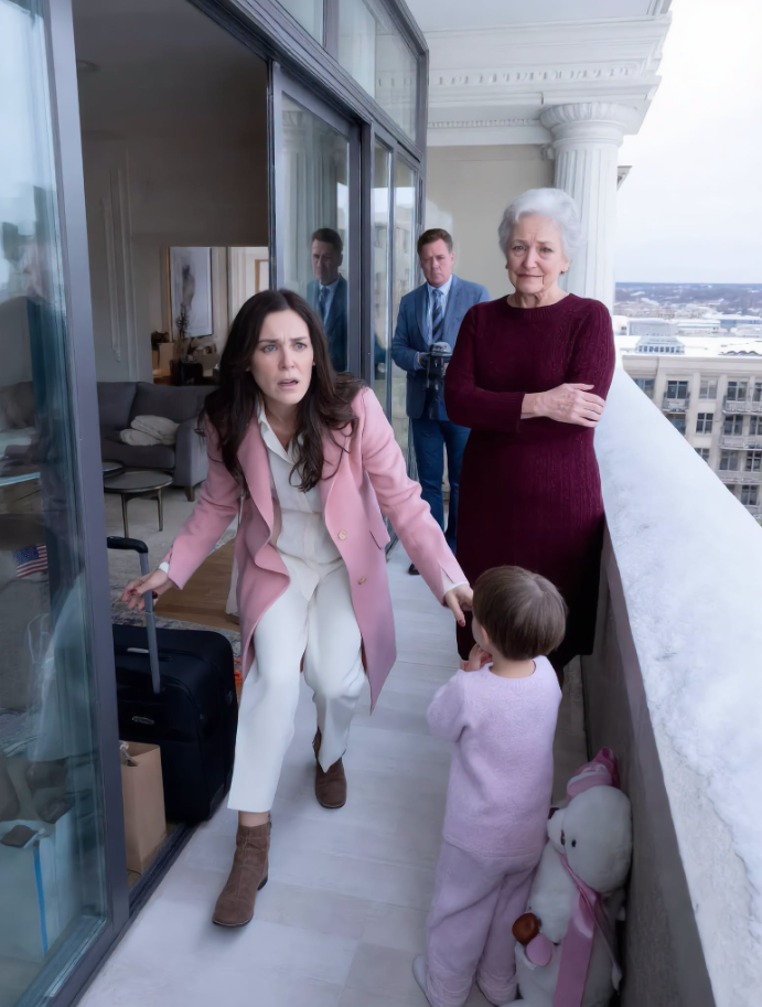 When I returned from a week-long business trip, I found my three-year-old daughter with her hair cut very short, standing on the enclosed balcony in thin pajamas on a bitter Chicago afternoon