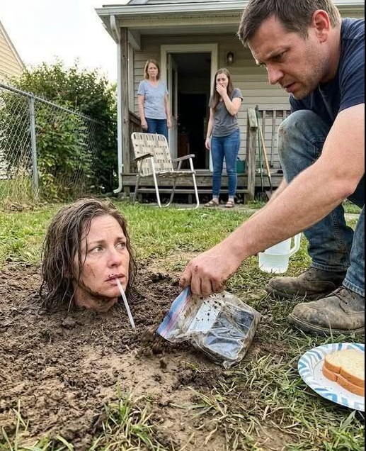 They buried me up to my neck in the backyard dirt for days while I was pregnant, pouring water and insects over me as “punishment for disobedience.”
