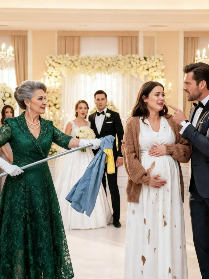 She Was Publicly Shamed by Her Stepmother at Her Brother’s Wedding—Then Her Billionaire Boyfriend’s Quiet Question Exposed Everything