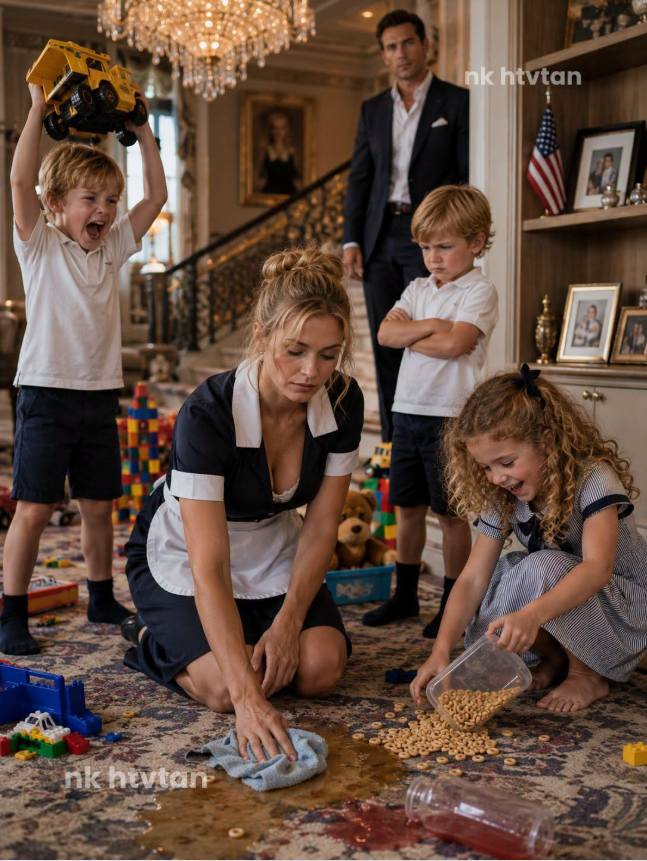 Twelve nannies ran from the billionaire’s triplets. Then one desperate widow walked in—and refused to play their game.