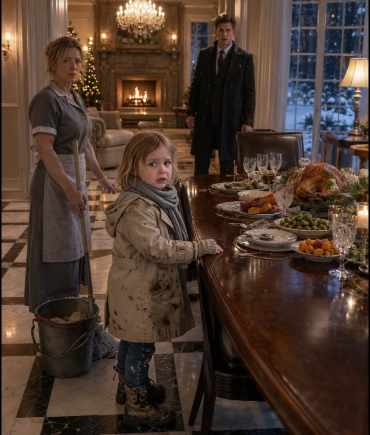 A POOR MOM WORKS ON CHRISTMAS EVE — UNTIL A BILLIONAIRE STEPS IN AND CHANGES EVERYTHING