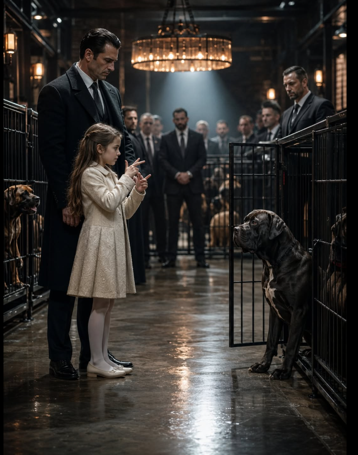 Every Dog at the Auction Ignored the Mafia Boss’s Deaf Daughter—Until the Last Cage Opened