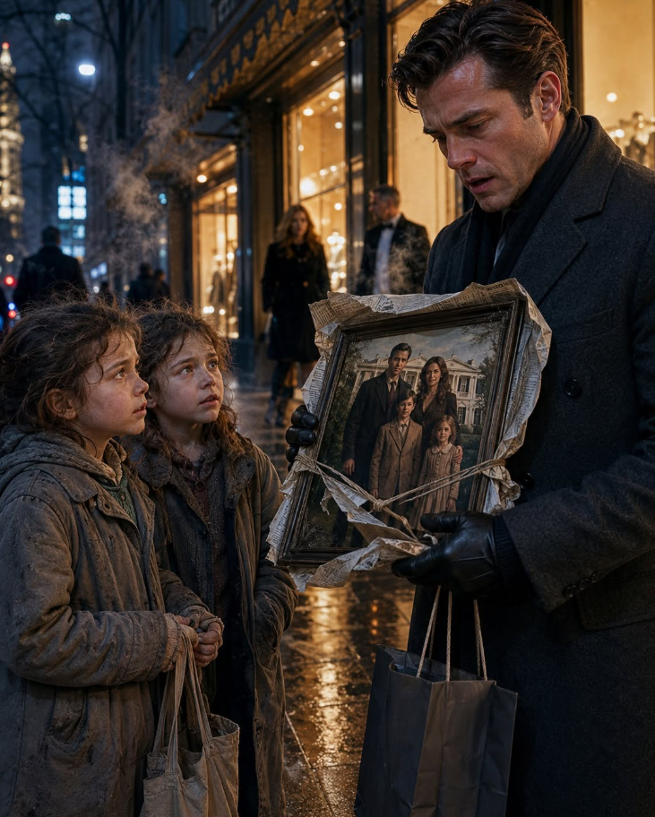 Poor Twins Sell an Old Family Painting—A Young Billionaire Sees It and Breaks Down