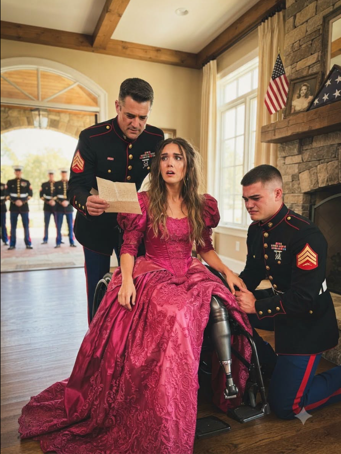 I TOOK A BULLET meant for a young Marine and lost my leg saving him. The next day his whole battalion showed up at my house. Marines don't move like that for a thank-you. What were they carrying?