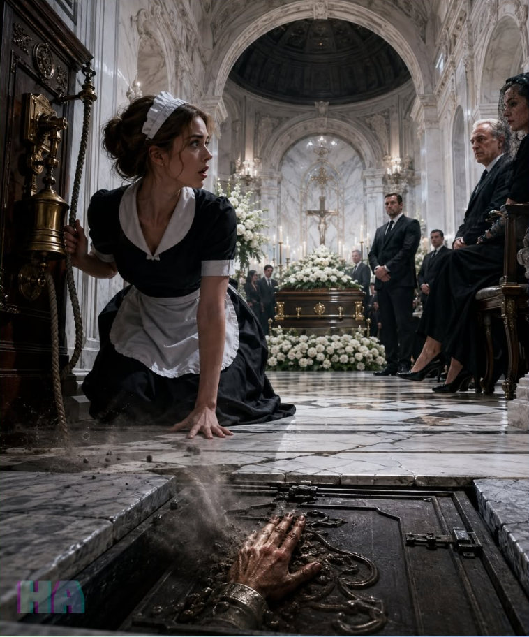 They Held a Funeral for the Mafia Boss While He Was Still Alive, but the Maid Who Heard Knocking Beneath His Chapel Knew Exactly Which Bell Could Expose the Person Who Buried Him