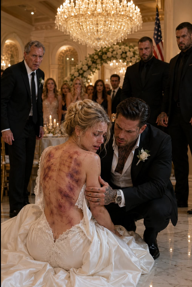 d...The Mafia Boss Forced Her Into a Marriage of Revenge—But When Her Wedding Dress Tore Open, the Scars on His Bride’s Back Exposed...