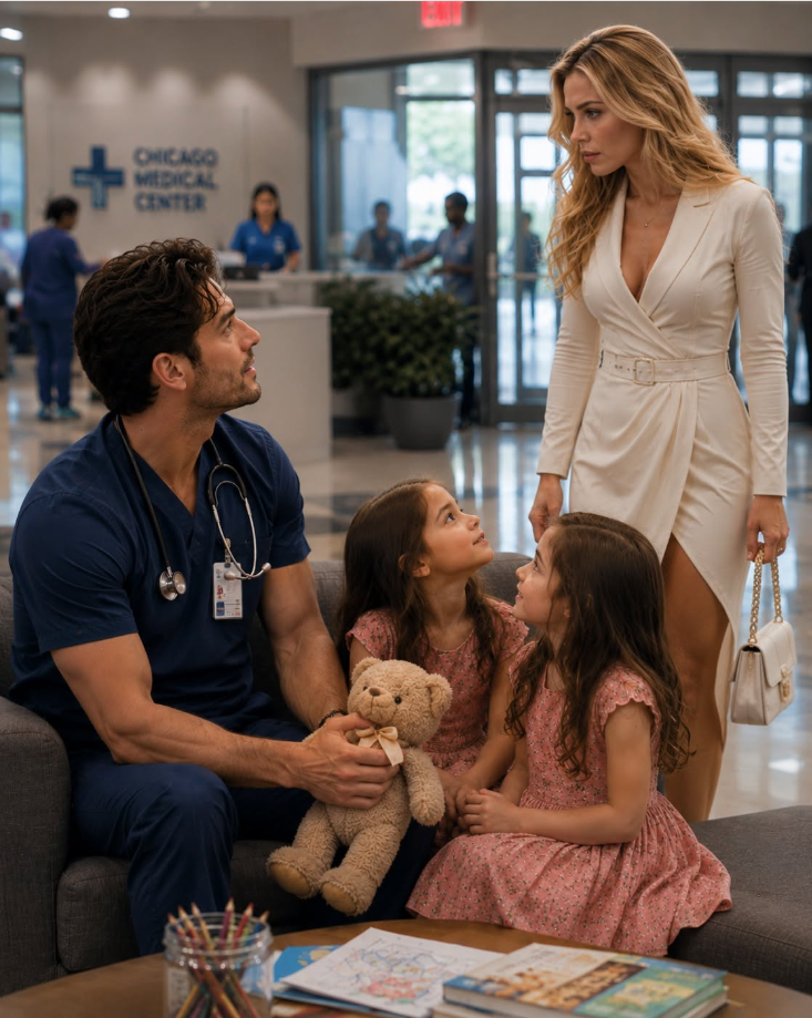 Three years after a car crash destroyed my marriage, I found my ex-wife in my Chicago emergency department protecting twin five-year-old girls, one with the copper-red streak every firstborn woman in my family inherits. Elise stared straight through me and said, "Neither of them is yours, Gabriel. Stay away from my daughters." I almost believed her, until one little girl reached for my hand and Elise reacted like she wasn't protecting her children from a stranger, but protecting a secret from their father.