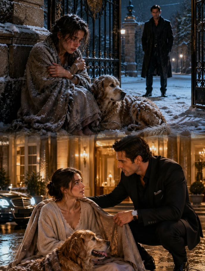 A Poor Woman And Her Loyal Dog Were Abandoned In The Snow — Until A Mafia Boss Changed Their Fate
