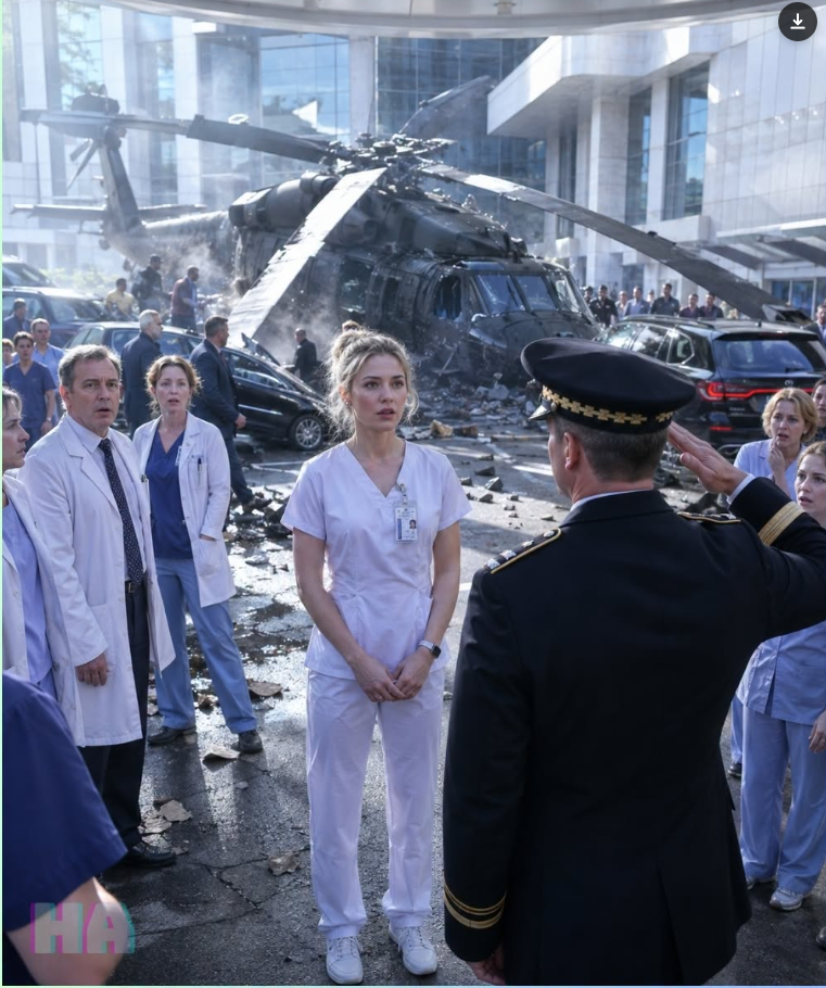 No One Noticed the Quiet New Nurse Until a Black Hawk Crushed the Parking Lot and a Commander Saluted Her