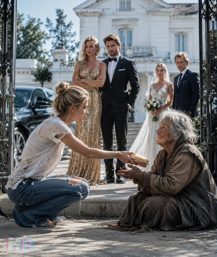 She Gave a Hungry Old Woman Her Last Sandwich, Then the Stranger Paid Her Debt and Married Her to a Man Who Lied About Everything