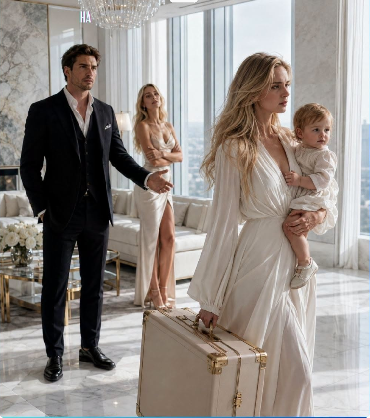 Amara did not shed a single tear as her heels clicked against the polished oak staircase. Behind her, Dante’s heavy footfall resonated through the foyer.