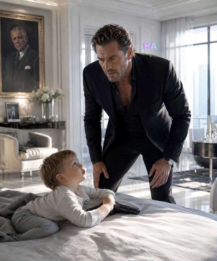 The Ruthless Mafia Boss Had Slept Alone for Twenty Years Until a Toddler Curled Up Over His Gun and Whispered the Name of the Man Who Had Already Buried His Father