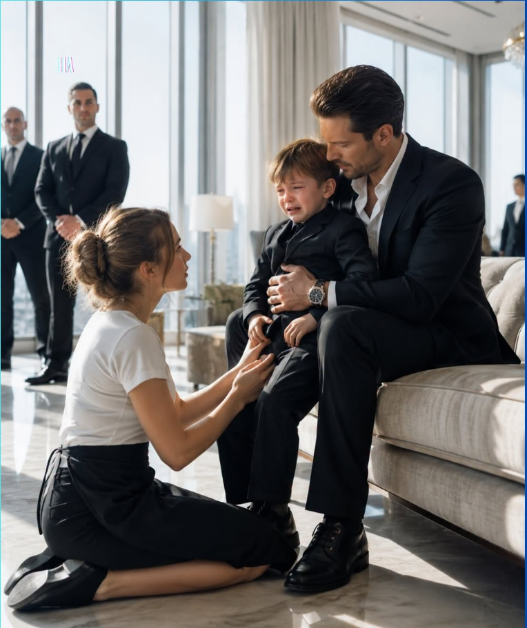 The Mafia Boss’s Son Had Cried for Six Months Until a Broke Waitress Whispered the One Thing No One Dared to Say