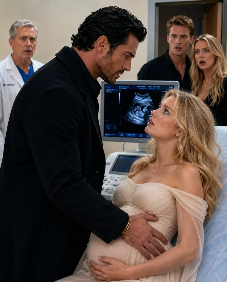 The room felt as if all the oxygen had been sucked out of it in a single second. The rhythmic, rhythmic thump-thump, thump-thump of the baby's heartbeat on Dr. Miller's ultrasound machine was the only sound echoing through the sterile examination room.
