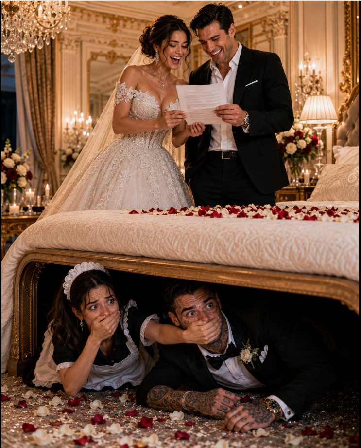 My wife brought her lover into our bedroom on our wedding night and calmly explained how they would poison me, steal my empire, and make my death look like an accident. What she never knew was that I—the most feared mafia boss in the region—was lying beneath the bed with our terrified maid, listening as she revealed the final secret that turned my blood cold.