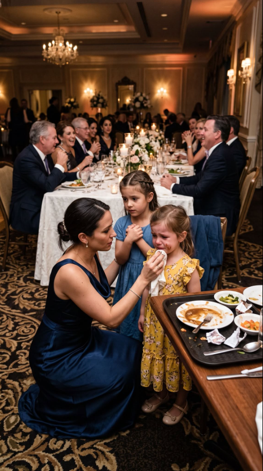 "In front of almost 100 relatives, my mother-in-law pulled the dinner plates away from my two daughters and declared, “The head table is reserved for women who give this family sons.” My husband ordered me to stop humiliating him, so I silently cleaned the food from my little girl’s face, took both daughters by the hand, and left without saying another word.