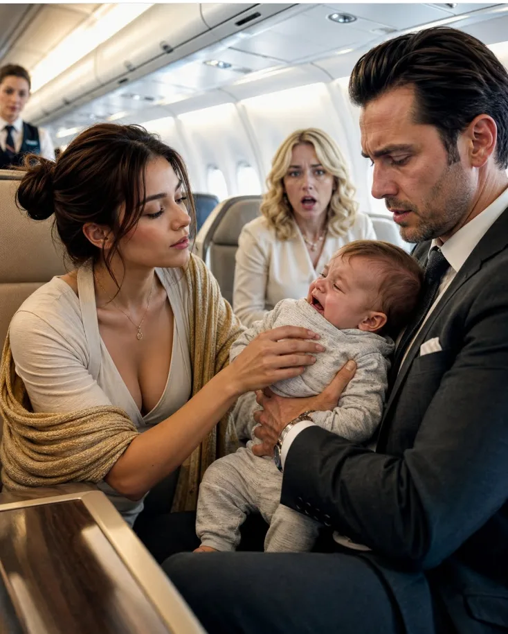 The silence in the first-class cabin was absolute.