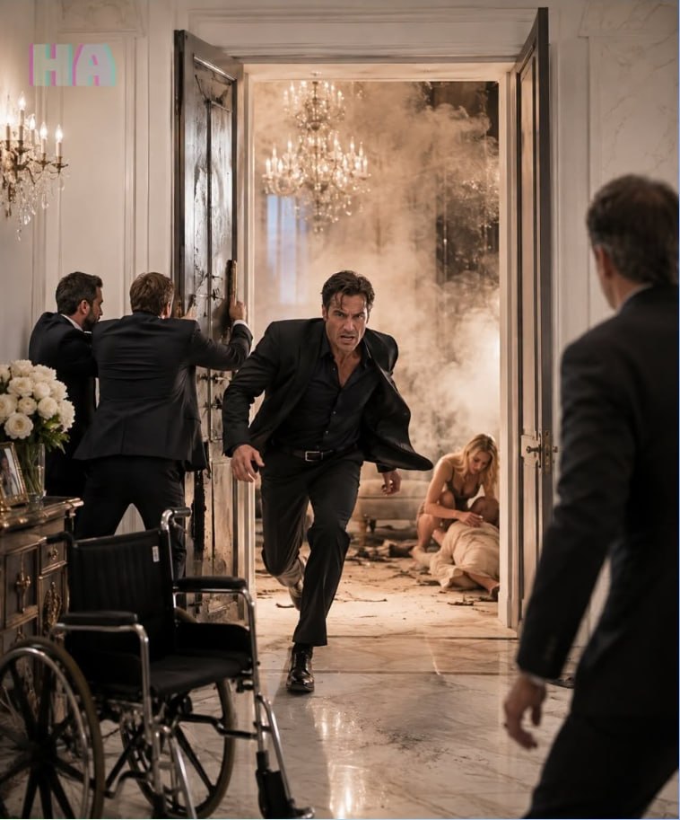 The rain outside the private wing of St. Jude’s Hospital fell in heavy, gray sheets against the glass. Inside the suite, the smell of medicinal air and burn ointment hung heavy over the quiet room.