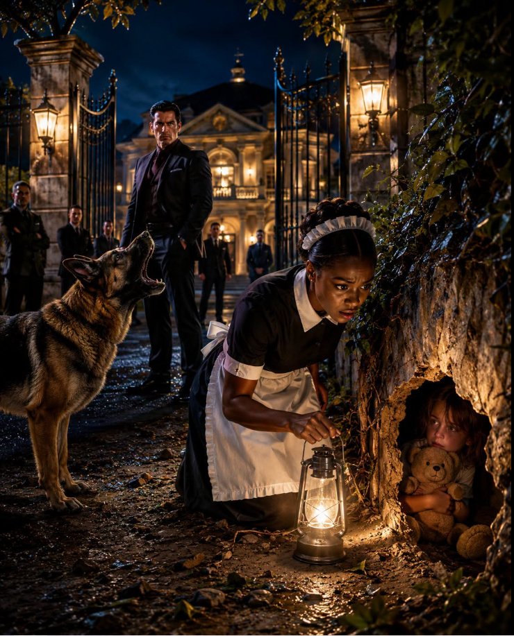 Every Night,Stray Dog Barks at a Mafia Boss House—Until BLACK MAID Discovers What No One Not.