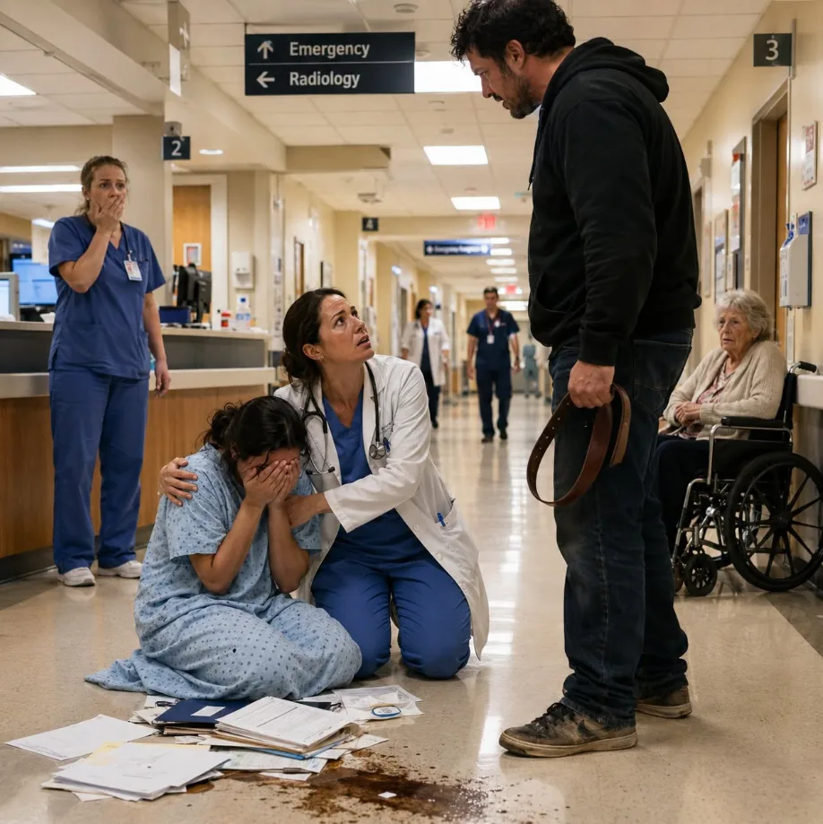 The hum of the fluorescent lights overhead sounded like a swarming hive of bees. Inside that small, sterile examination room, the air smelled heavily of antiseptic, cold metal, and my own terror. But for the first time in six years, the terrifying pressure of Daniel’s hands was gone.