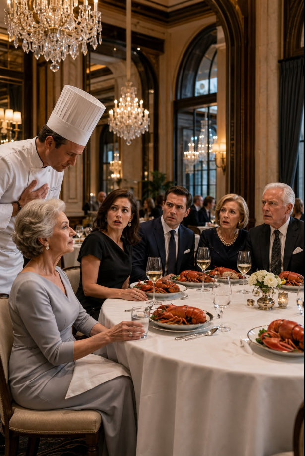 At Dinner, My Daughter-In-Law Ordered Lobster For Everyone Except Me—Then Slid Me A Glass Of Water And Said, “That’s Enough.” My Son Didn’t Stop Her. He Looked At Me And Said, “Know Your Place, Mom.”