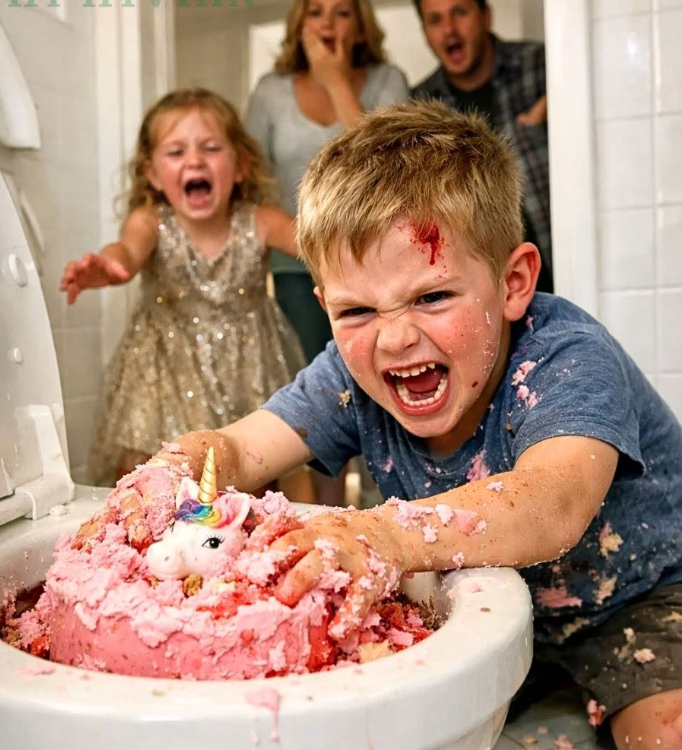 "My Sister's Son Threw My Daughter's Birthday Cake Into The Bathroom And Yelled, ""Go Eat It Now."" My Sister Laughed While My Daughter Cried. I Just...