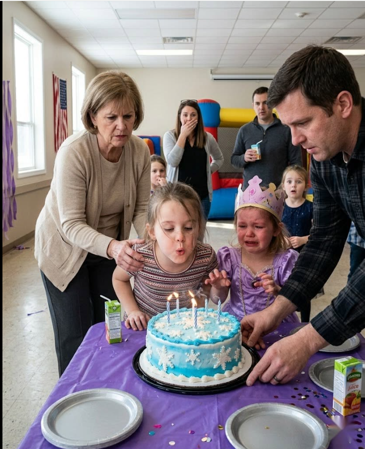 At my daughter’s fifth birthday party, they let my niece blow out the candles while my little girl cried and begged for her turn. Then they handed her presents to my niece instead. My mother said, “Make her stop crying, or you’ll be sorry.” My sister laughed, “Next time don’t throw parties for kids who crave attention.” My father snapped, “It’s just a party. Stop acting like a victim.” I picked up my daughter and left in silence, but two days later, what I did at my mother’s kitchen table left them speechless...