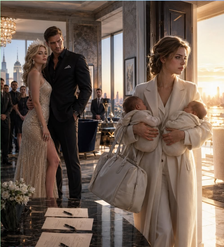 The Mafia Boss Crowned His Wife’s Sister Queen, but by Dawn His Wife Had Signed Three Papers and Vanished With Twins He Never Knew Existed