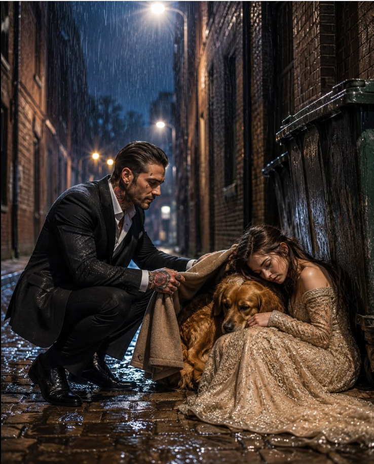 A starving dog nearly tore into me when I approached an eight-year-old girl sleeping beside a dumpster—but the child wasn’t hiding from me. She had been sent to find me, the most feared man in the city, and what she pulled from beneath her sweater connected her to the only woman I had ever loved—and to a man I had watched die six years ago.
