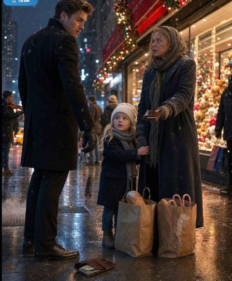 A BILLIONAIRE TESTED A POOR MOM AND HER DAUGHTER ON CHRISTMAS EVE — HER TRUTHFUL ANSWER BROKE HIM
