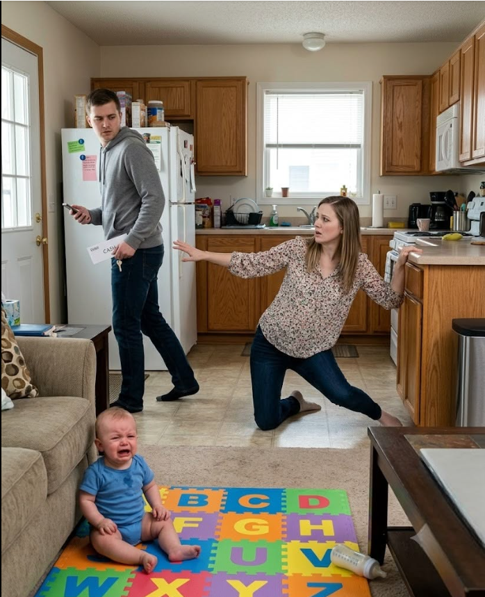 I came home early and found my wife and baby on the floor. At the hospital, the doctor asked when I had left work. When I answered, my wife opened her eyes and whispered, “He was home all morning.”