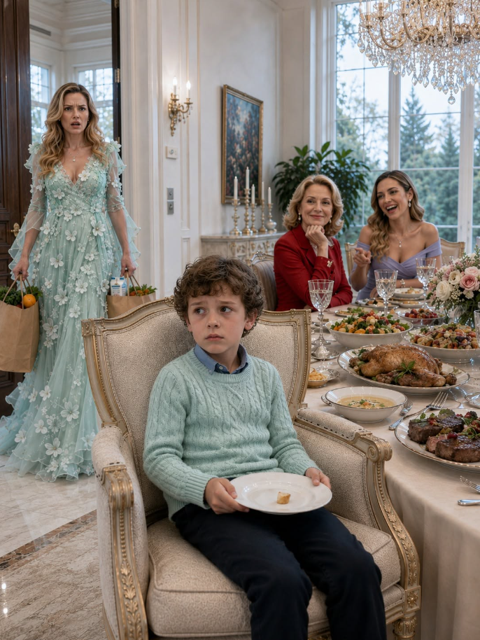 At our country house, my mother-in-law and sister-in-law were devouring fried chicken while my seven-year-old son sat alone in the corner eating a cold potato. “Children who aren't really family need to learn their place,” they said. I didn't yell. I took out my phone, gave them two hours to leave, and then uncovered a recording that revealed their real plan.