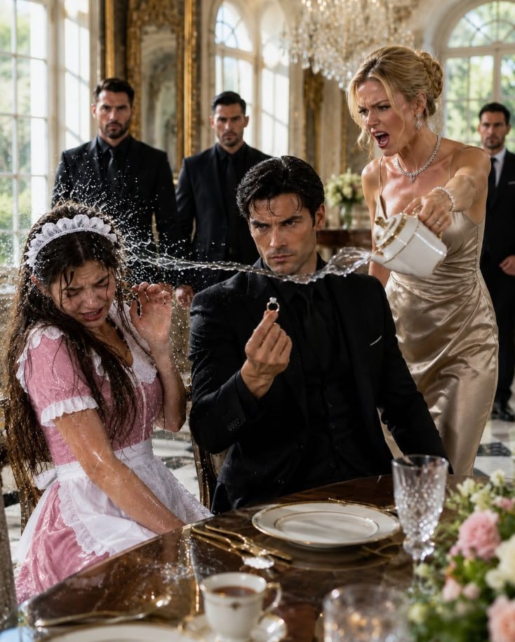 The teapot hit the marble floor without breaking, but the maid’s scream split my dining room apart. By the time I looked from the burn spreading across Elena’s arm to the woman wearing my engagement ring, I already knew Camille had just shown me exactly who she was—and she had done it in front of everyone.