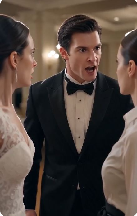 THE WAITRESS SMASHED THE LUXURY WEDDING CAKE JUST BEFORE THE BRIDE COULD TAKE HER FIRST BITE.