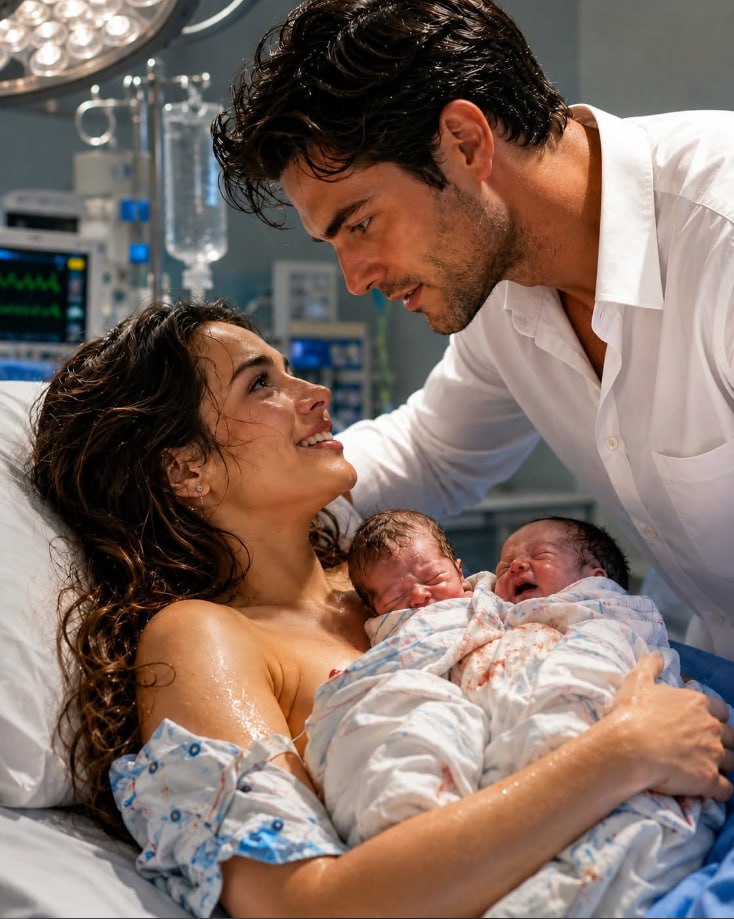 She came into the hospital bleeding, carrying twins who might not survive the night. Then the surgeon stepped into the operating room, looked down at my face, and whispered my name—the same billionaire ex who had shattered my heart five years earlier.